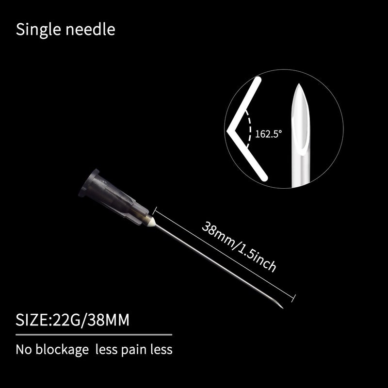 Knixxo 100 Pack 22 Gauge 1.5in Lab Accessories,Individually Sealed Supplies - Image 3
